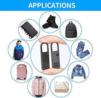 Metal Zipper Pull Replacement for Luggage: YZSFIRM 8Pcs Black Zipper Tab