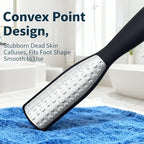 Foot Files, Callus Remover Stainless Steel Foot Rasp and Dual Sided Feet File Professional Scrubber Pedicure Tools Premium for Feet Care Remove Hard Skin