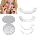 Denture Teeth Temporary Fake Teeth Snap On Top and Bottom for Men and Women, Fix Confident Smile