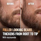 King C. Gillette Beard Thickener formulated with Vitamin B complex and Caffeine, 1.7oz
