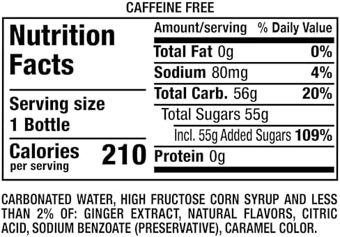 Canada Dry, Ginger Ale 20.0 Oz. Bottle (24 Count)