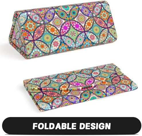 Sunglasses Case, Foldable Glasses Case, Magnetic PU Leather Hard Shell Folding Eyeglass Holder Box, Collapsible Unisex