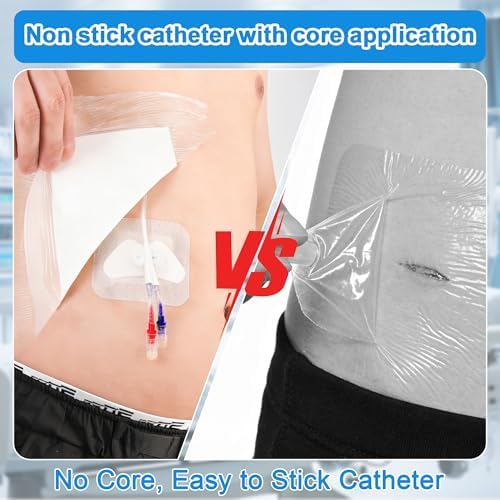 15Pcs 10.2"x10.2" Shower Shields Wound Cover, Large Waterproof Protector Bandage with Non-Stick Central Pad, Adhesive Dressing Film for Dialysis Catheter Post Surgical PICC Line