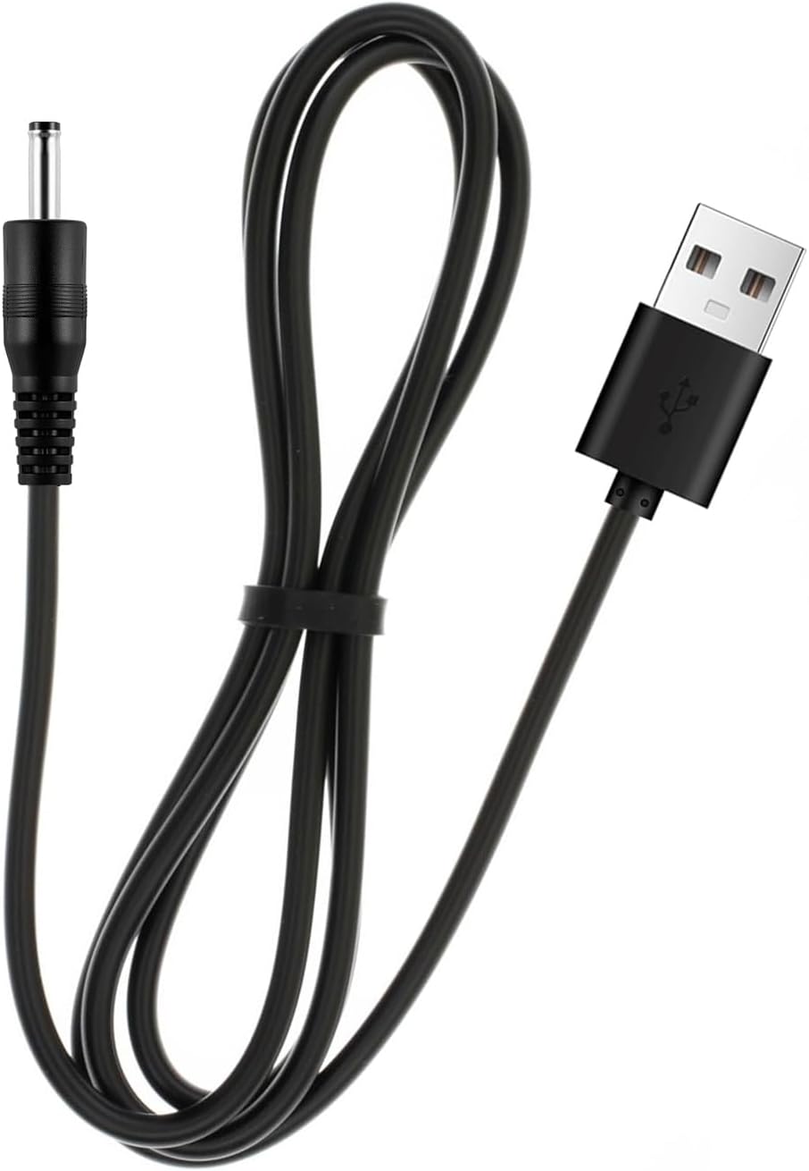 Charger Cord Replacement for Bitvae D2/R1/R2/S2 Electric Toothbrush, Compatible with Fairywill, Vekkia, Mornwell & More, Black