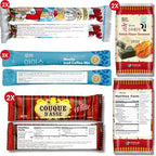 UNHA'S ASIAN - Korean Snack Box Variety Pack Care Package 50 Count Treats International Sanck Gift Set, kids Adult Grandkids Birthday Office School Office Cookies Chips Snacks
