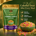 Spice Magic Fennel Candy 7oz (200g) | Sweet & Refreshing Mouth Freshener | Traditional Indian Saunf Mukhwas | Tasty Digestive Delight.