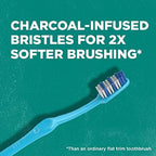 Tom's of Maine Gentle Charcoal Toothbrush, Soft, 8-Pack (Packaging May Vary)
