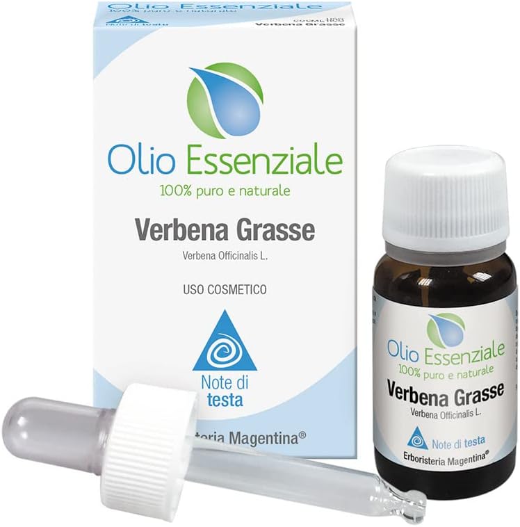 Erboristeria Magentina Oli Essenziali Puri Verbena Grasse 10 ml