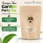 English Tea Store Buckingham Palace Garden Party Tea - 16oz | Loose Leaf Black Tea with Earl Grey and Jasmine Notes | Ceylon Assam Kenya Blend | Medium Bodied Elegant Afternoon Tea