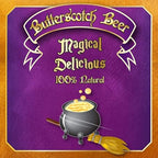 Flying Cauldron Butterscotch Soda - Handcrafted Magical Brew - 12oz Glass Bottles, 12 Pack