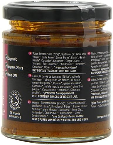 Geo Organics Organic Madras Curry Paste 180g