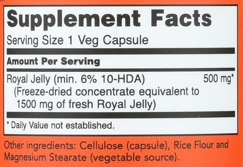 NOW Foods Jelly 1500Mg 60 Cap Royal, 60 CT
