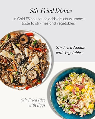 Sempio Jin Gold F3 Soy Sauce for Stir Fry & Braises – Premium Blended, Rich Umami Flavor, Naturally Fermented - Gluten Free, Non-GMO, Kosher, Vegan, Halal - Crafted in Korea (29.08 fl oz/860 mL)