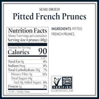 St. Dalfour Pitted French Prunes - 7oz - All Natural, No Preservatives or Artificial Ingredients - Made in France - Pack of 6