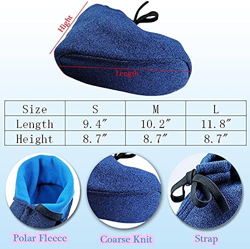 Mediss Cast Toe Sock Cover for Foot Ankle Cast, Warm Plaster Stocking Protective Accessories, Breathable & Adjustable, 1 Pcs (S)