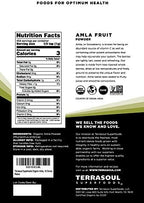 Terrasoul Superfoods Organic Amla Berry Powder (Amalaki), 16 Oz - Rich in Antioxidant Vitamin C | Supports Immunity