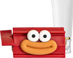 Rolling Toothpaste Squeezer,Cute Smiling Face Tube Squeezer Tool - Manual Toothpaste Dispenser Toothpaste Holder Squeezer for Bathroom Restroom