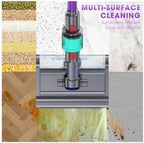 Brush Head Compatible with Dyson V7 V8 V10 V11 V15 Vacuum Cleaner, Electric Floor Mop with Clean and Dirty Water Tank for Carpets