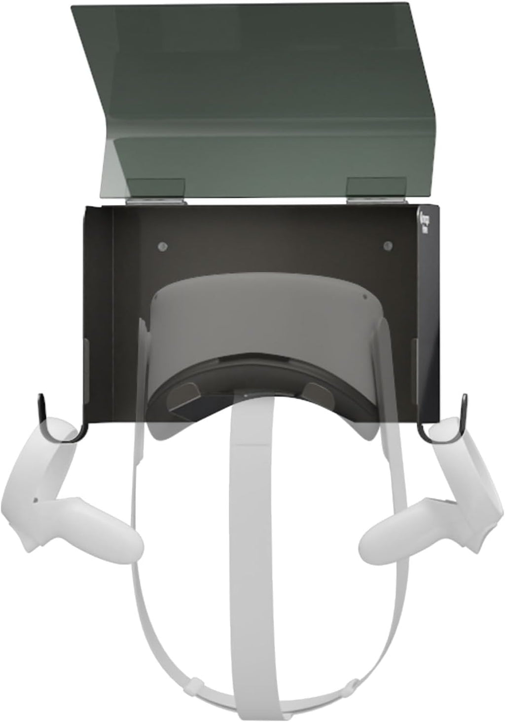 yamagahome VR Stand, VR Headset Holder Wall Mount, VR Storage Rack with Hooks for Quest 2 Pro Quest 3, Valve Index, PSVR 2, HTC Vive, Pico 4, Pimax VR MR XR Headsets and Controllers