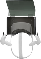 yamagahome VR Stand, VR Headset Holder Wall Mount, VR Storage Rack with Hooks for Quest 2 Pro Quest 3, Valve Index, PSVR 2, HTC Vive, Pico 4, Pimax VR MR XR Headsets and Controllers