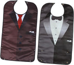 2pcs Adult Bib Bibs Clothing Protector Patient Bibs Bib Mealtime Protector Elderly Women Eating