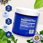 NATURAL STACKS Apigenin Supplement for Sleep - 50mg Apigenin & 600mg Lemon Balm - Melatonin Free Sleep Aid - with Passion Flower Extract for Stress Support* - 120 Lemon Balm Capsules