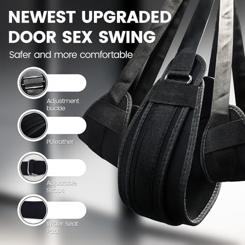 Sex Furnitures Adult Door Swings for Bedroom Sexy Swing for Couples Doorway Sex Frequent Flyer Door Swing Adult Door Swing Hanging Swing Sex Sling Sex Accessories for Adults Women Hoodies 9KP0GRPN