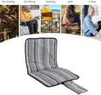 Restokki Foldable Heating Cushion Adjustable Portable Water Proof Camping Chair Heated Cushion