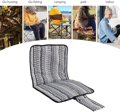 Restokki Foldable Heating Cushion Adjustable Portable Water Proof Camping Chair Heated Cushion