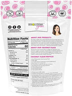 Wholesome Yum Premium Organic Coconut Flour For Baking & More (16 oz / 1 lb) - Low Carb, Gluten Free, Non GMO, Keto Friendly Flour Substitute