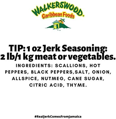 Walkerswood Traditional Jamaican Jerk Seasoning, Mild, 142 Fl Oz