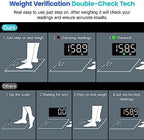Etekcity Scale for Body Weight, Digital Bathroom Scales for People, Most Accurate to 0.05lb, Bright LED Display & Large Clear Numbers, Upgraded Quality for the Elderly Safe Home Use, 400 lbs