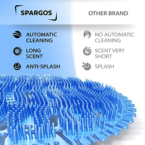 Urinal Screen Deodorizer (24 Pack) Urinal Cakes Anti-Splash Odor Protection for Toilets in Bathroom Office Stadiums Schools with Free Gloves - 24pcs Ocean Breeze Scent