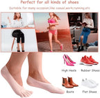 5 Pairs Five Finger Orthopedic Compression Socks, Toe Separator Socks, Breathable and Soft Align Toe Socks for Women Foot Size 9-11