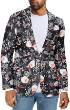 Men's Casual Blazer Long Sleeve Suit Jackets Sports Coats One Button Business Jacket with Pocket S-5XL