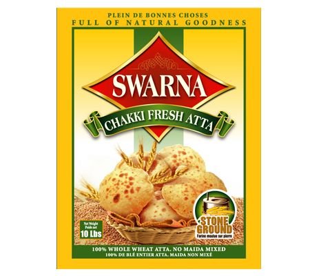 Swarna Chakki Fresh Atta - 10lb