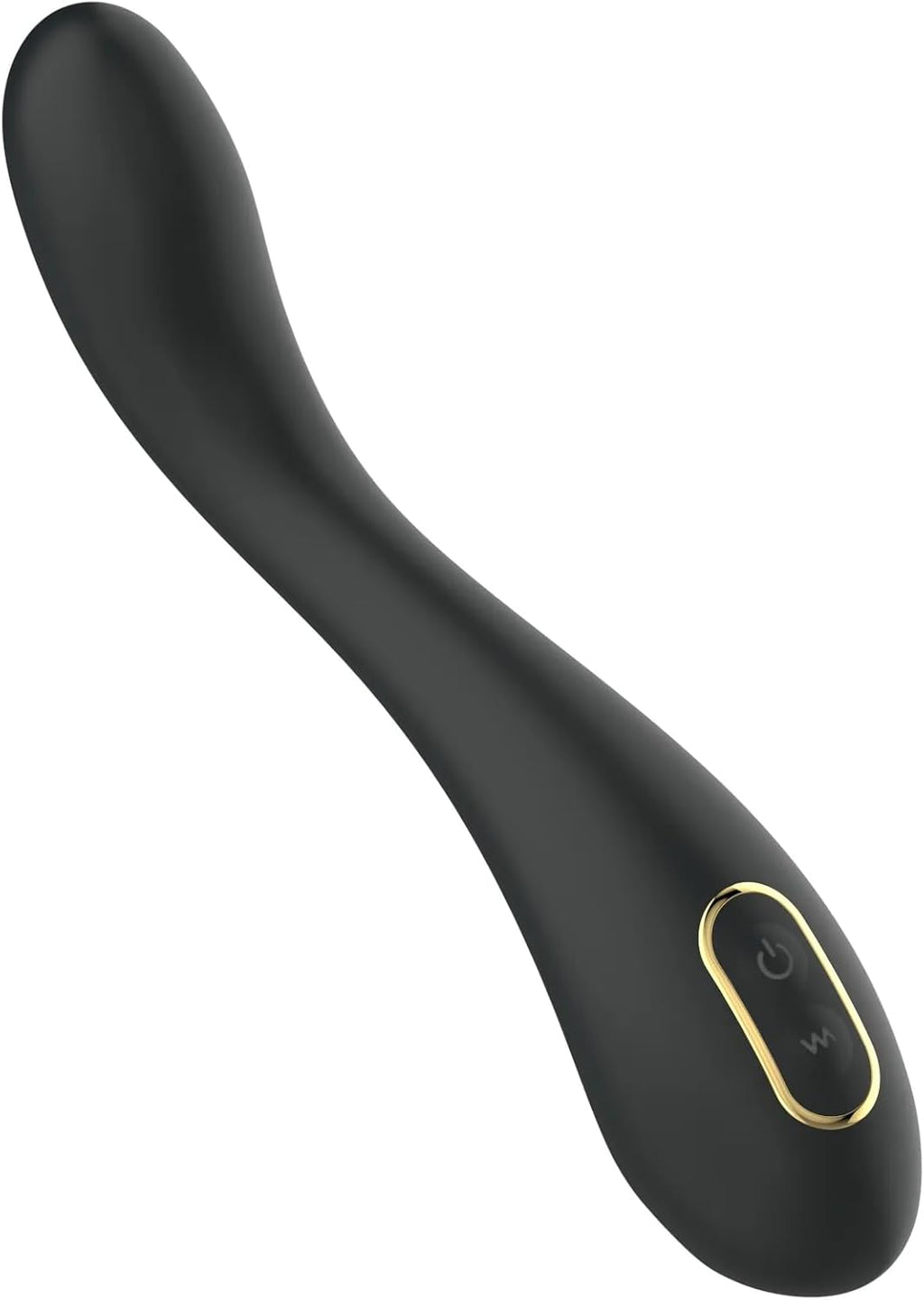 Handheld Electric Back Massager Waterproof, Compact & USB Rechargeable, 10 Powerful Modes for Full Body Muscle Relaxation (Black)