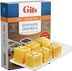 Gits Instant Khaman Dhokla Snack Mix, 1080g (Pack of 6 X 180g Each)