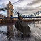 Bramble - Waterproof Wheelchair Poncho Cover Full Body Coverage, Windproof & Protects from Rain, Universal Fit for Mobility Scooter & Wheelchairs