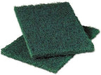3M™ Scotch-Brite 86CC Heavy-Duty Scouring Pads, 6" x 9", Green, Pack of 10 Pads