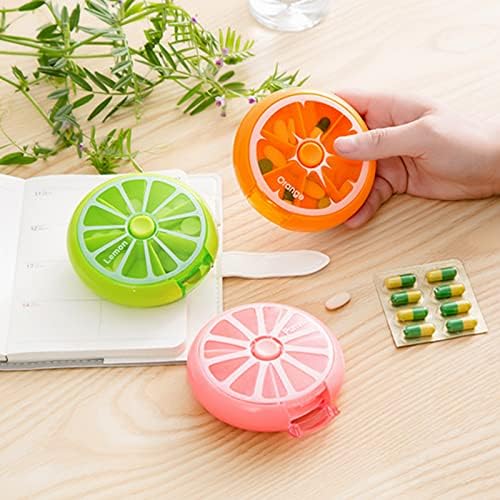 INVODA Pill Cases Pill Box Weekly 3 Times 7 Compartments Large Medicine Pill Organizer