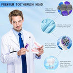 Replacement Toothbrush Heads 8 Pack, Electric Toothbrush Heads Compatible with Oral B Electric Toothbrush, Whitening Toothbrush Head