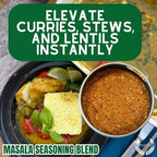 Taste of India: Masala Seasoning Blend | Gourmet Spice | All Natural Mix, Non GMO | Hand Made, Small Batch Spice Mix | Made in USA | Artisanal Seasoning | GLP-1 Friendly | Magnetic Tin | Sustainably Sourced | Ultra Premium | Gustus Vitae