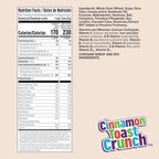 Cinnamon Toast Crunch Breakfast Cereal, Crispy Cinnamon Cereal, Family Size, 18.8 oz