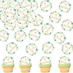 40 PCS Edible God Bless Cupcake Toppers Wafer Paper God Bless Cake Toppers Christian Theme Baby Shower Birthday Party Cake Decorations Supplies