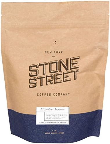 Colombian Supremo Unroasted Green Raw Coffee Beans, 1 LB Bag, 100% Arabica Top Grade Extra Large