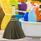 Whisk Broom, Dust Brush Household Portable Cleaning Brush Handheld Brush Hand Broom Manual Straw Small Broom Handmade Dust Floor Cleaning Sweeping Broom Soft Hos