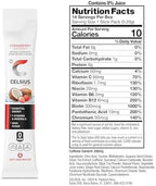 CELSIUS On The Go Strawberry Coconut, Sugar Free Energy Drink Mix (14 Sticks per Pack)