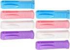 8pcs Nurse Ampoule Bottle Opener Set Plastic Reusable Vial Breaker with Ergonomic Design for Medical and Home Use in White, Dark Violet, Royal Blue, and Light Purple