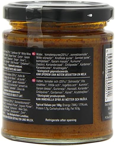 Geo Organics Organic Madras Curry Paste 180g